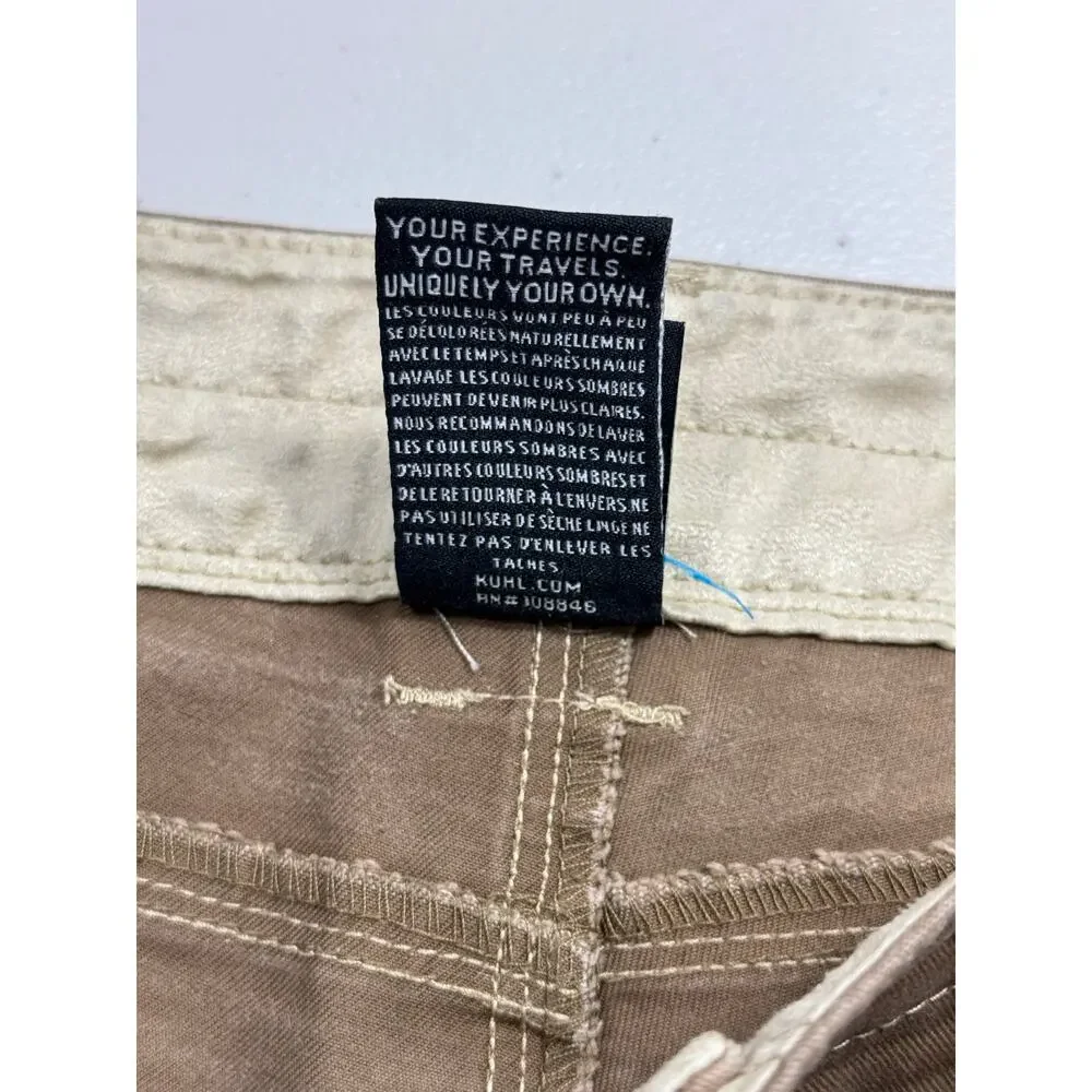 KUHL Rydr Pants Men’s 34x30 Brown Tan Patina Outdoor Hiking Gorpcore